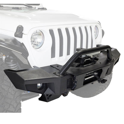 SMITTYBILT | Atlas Front Bumper Winch Compatible 2018-2023 Jeep Wrangler Smittybilt |77892