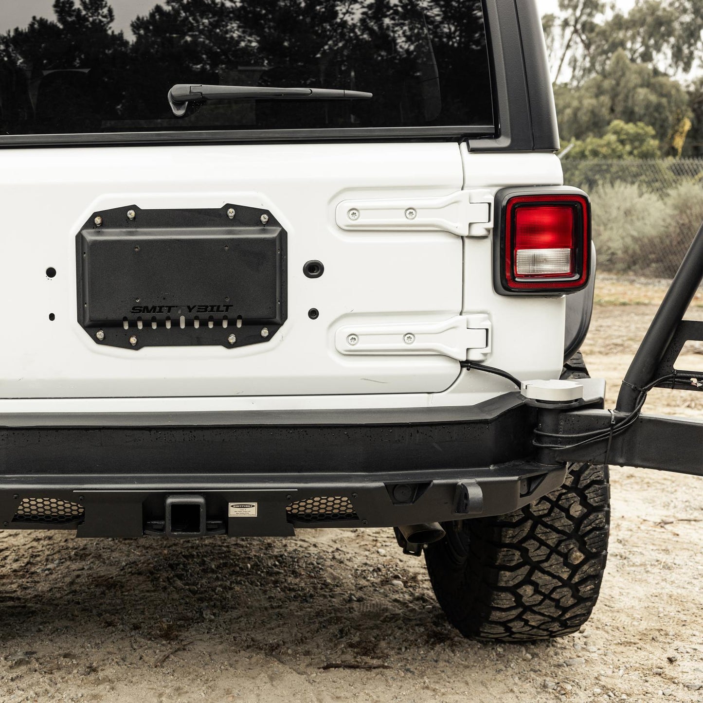 SMITTYBILT | Atlas Rear Bumper 2018-2023 Jeep Wrangler Smittybilt |77897-01