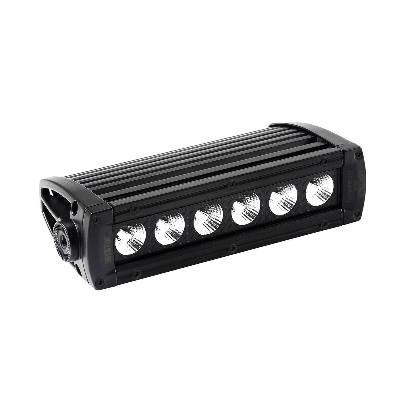 WESTIN AUTOMOTIVE | B-FORCE Single Row LED  All  B-FORCE LED Light Bar Single Row 6" Flood w/5W Cree  Black | 09-12211-6F