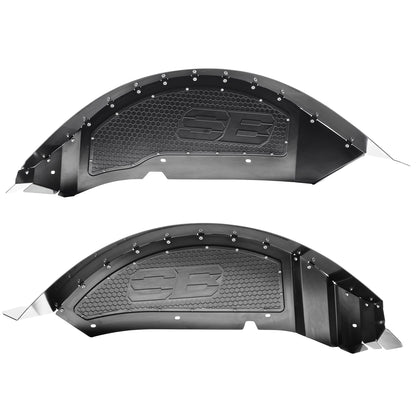 Rear Aluminum Inner Fender Liner Pair – Black (18+ JL/JLU) view 3