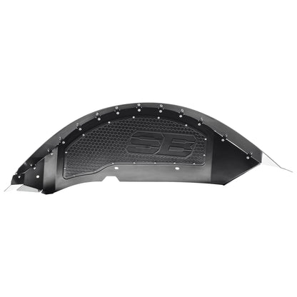 Rear Aluminum Inner Fender Liner Pair – Black (18+ JL/JLU) view 5