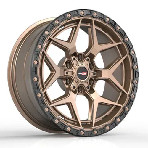 VORTEK VRT-603MBR Matte Bronze Black Bead Ring