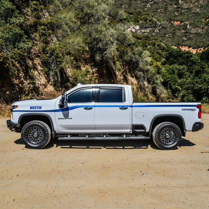 Westin R5 M-Series XD Wheel to Wheel Nerf Steps Chevy/GMC Silverado/Sierra 2500/3500 Crew Cab