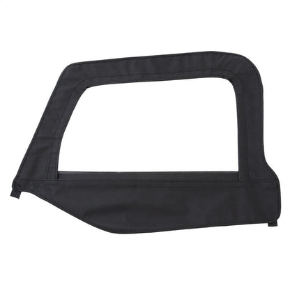 SMITTYBILT | Soft Top Door Skin W/ Frame Driver Side Black Diamond 97-06 Wrangler TJ Smittybilt |79435