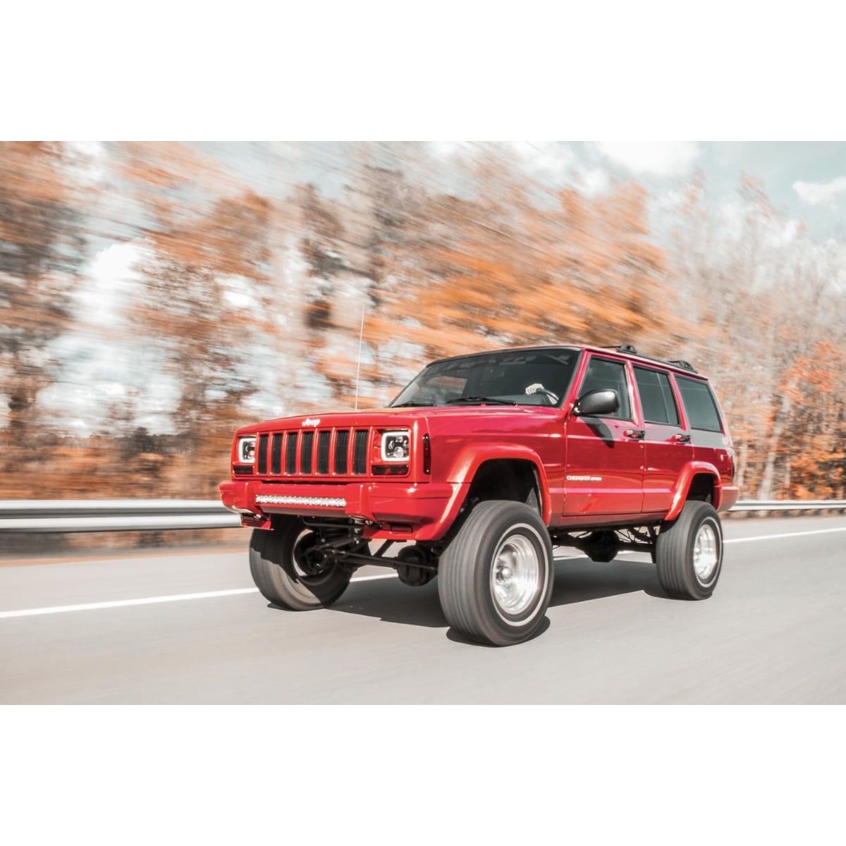 ROUGH COUNTRY 4.5 Inch Lift Kit | RR springs | Jeep Cherokee XJ 2WD/4WD (1984-2001) | 633N2