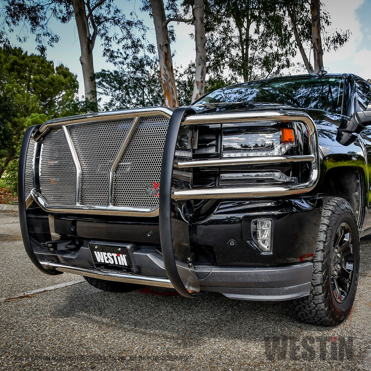 Westin HDX Grille Guard 2016-2018 Chevy Silverado 1500