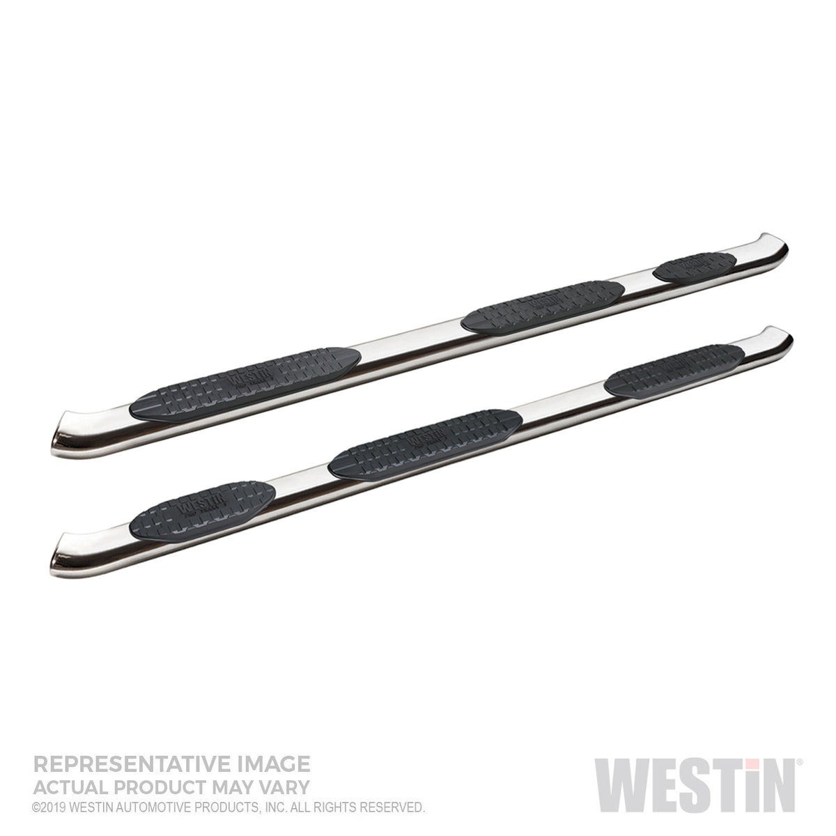 Westin PRO TRAXX 5 Oval W2W Nerf Steps 2019-2024 Chevy/GMC Silverado/Sierra 1500 Double Cab
