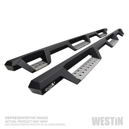 Westin HDX Stainless Drop Wheel-to-Wheel Nerf Steps Chevy/GMC Silverado/Sierra 2500/3500 Dble Cab