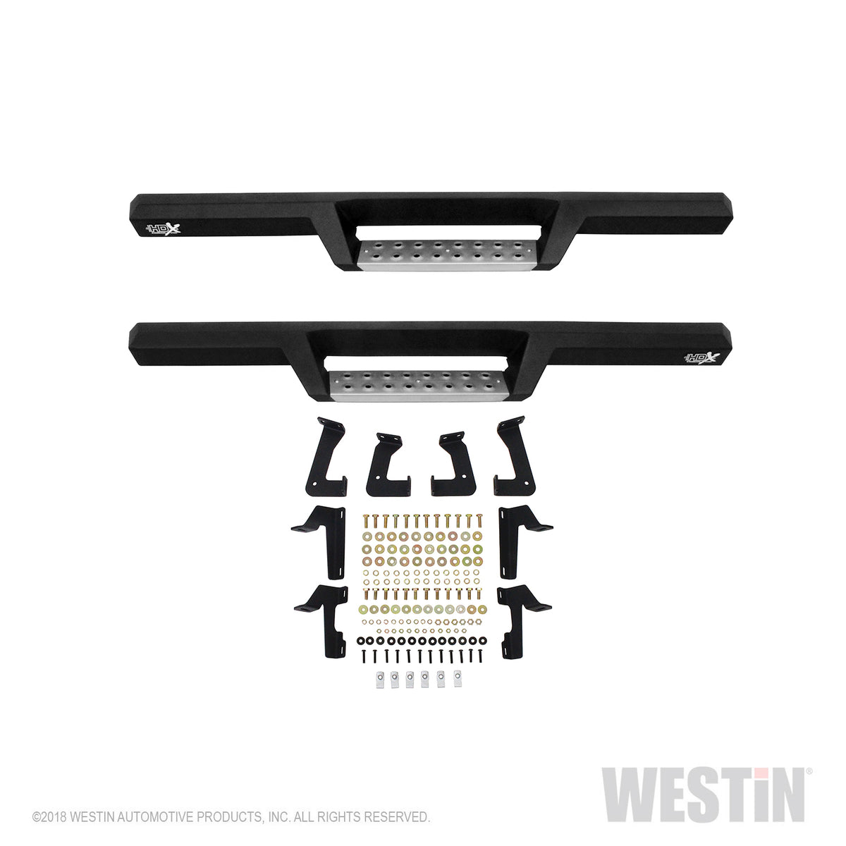 Westin HDX Stainless Drop Nerf Steps 2007-2018 Jeep Wrangler JK 2dr