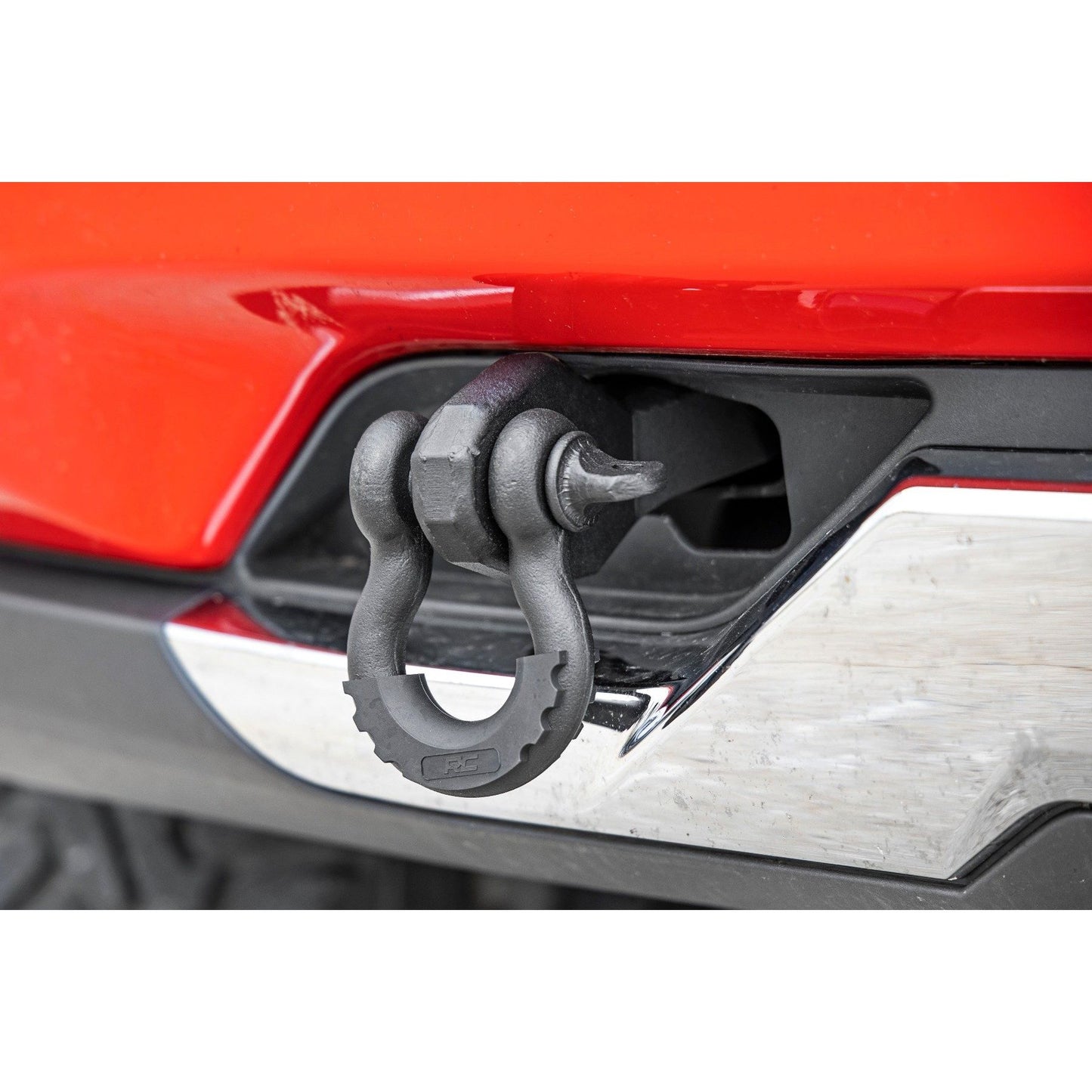 ROUGH COUNTRY Tow Hook Brackets | D-Ring Combo | Chevy Silverado 1500 2WD/4WD (2014-2018 & Classic) | RS170