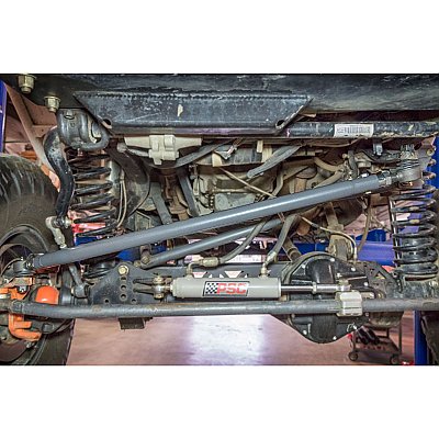 Synergy Jeep JK / JKU Heavy Duty Drag Link Kit — JK HD Drag Link Kit Installed