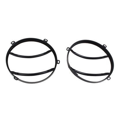 KENTROL Jeep JK Headlight and Marker Cover Set 6 Pieces 07-18 Wrangler JK Textured Black Kentrol  80013