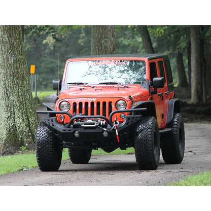 KENTROL Jeep JK Headlight and Marker Cover Set 6 Pieces 07-18 Wrangler JK Textured Black Kentrol  80013