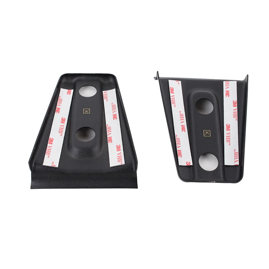 KENTROL Jeep JK Hood Hinge Overlays Pair 07-18 Wrangler JK Textured Black Kentrol  80019