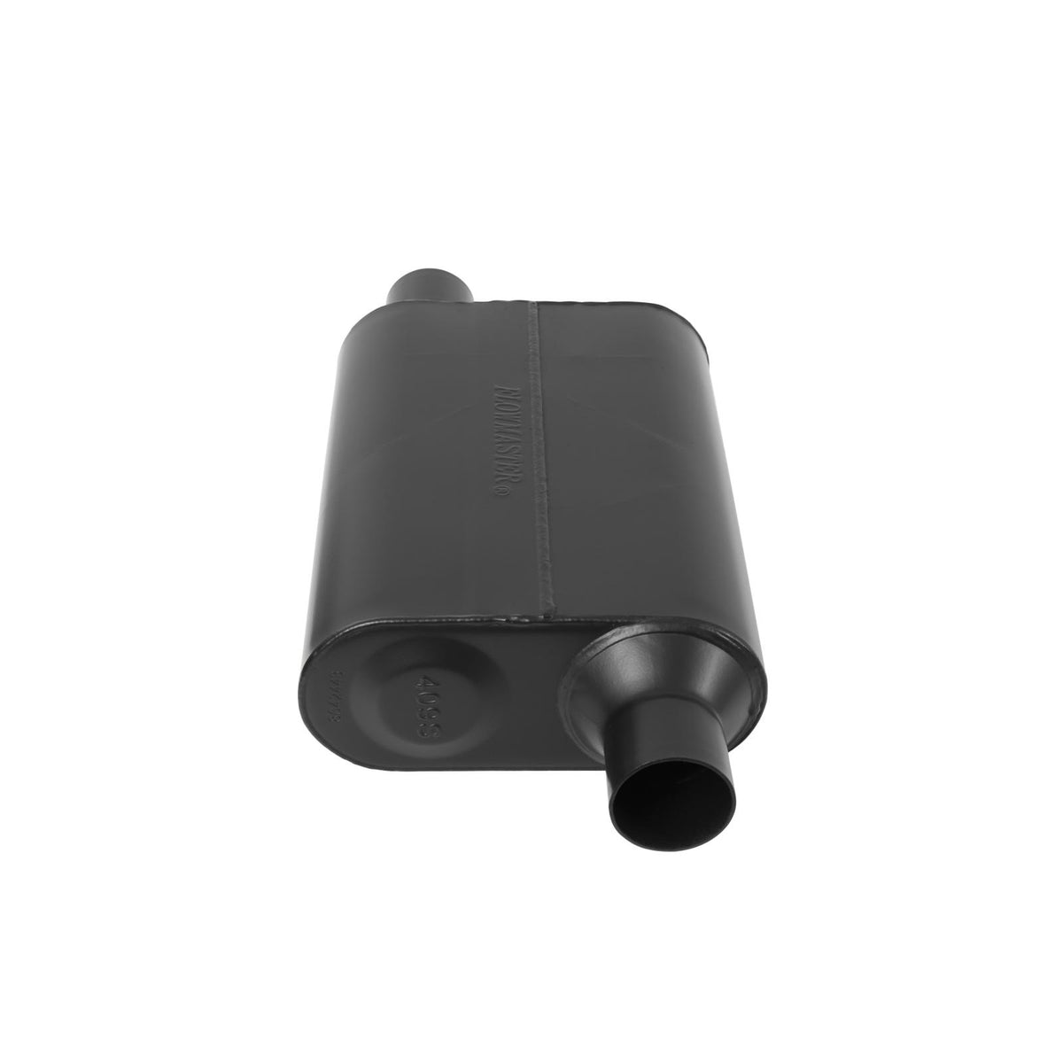 FLOWMASTER 40 Series Chambered Muffler 40 Series Stainless Steel 2.25 Offset In 2.25 Offset Out Aggressive Sound
