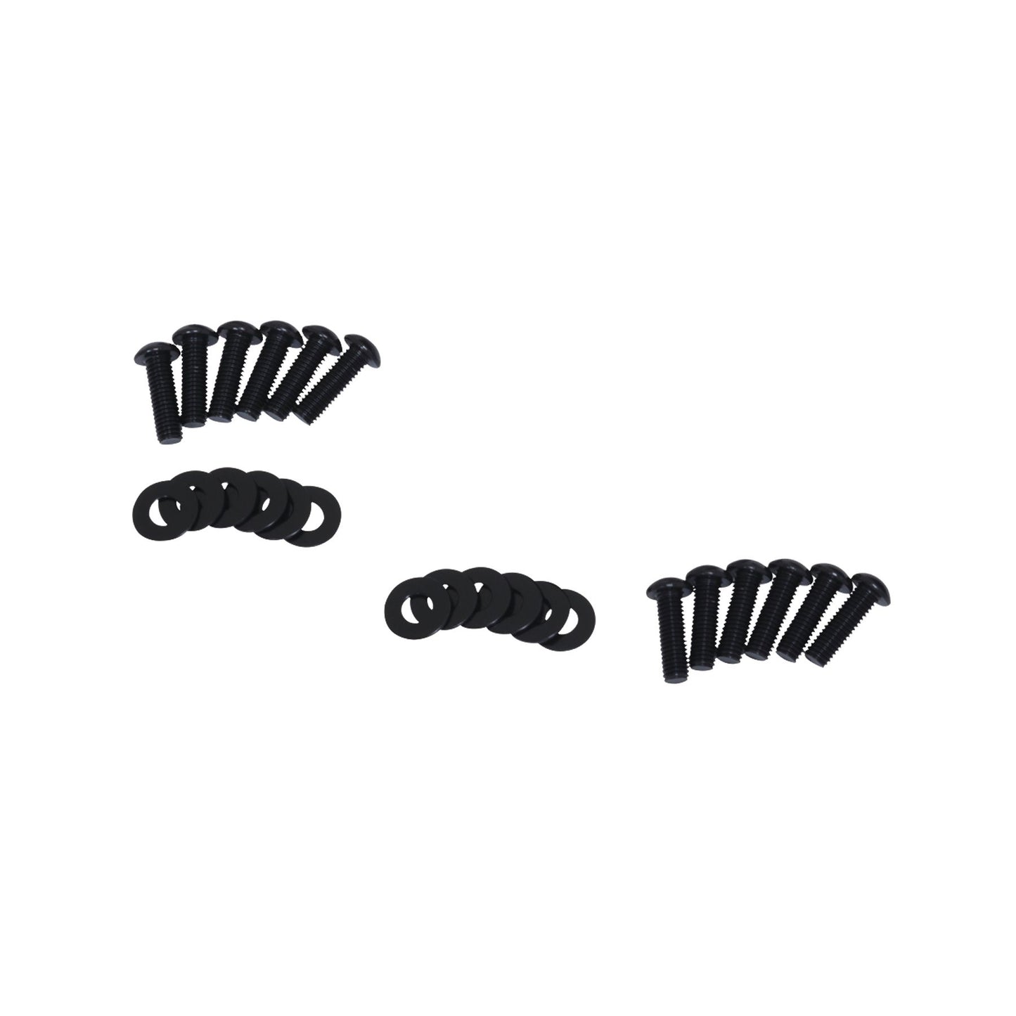 KENTROL Jeep JK Windshield Supports Pair 07-18 Wrangler JK Textured Black Kentrol  80574