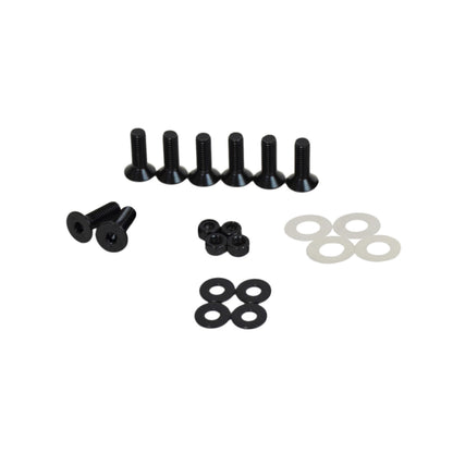 Kentrol Door Hinge Set (4 pieces) - Black Textured Stainless for 2007-2018 Jeep Wrangler JK 80575