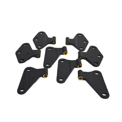 KENTROL BLACK TEXTURE HINGE 8PC (07-18 JK) 80581