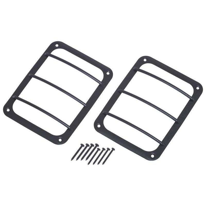 KENTROL Jeep JK Taillight Guard Pair 07-18 Wrangler JK Textured Black Kentrol  80582