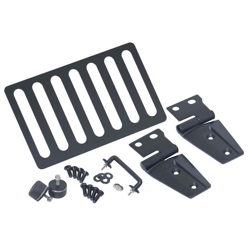 KENTROL Jeep JK Hood Kit Without Hood Catch 07-18 Wrangler JK Textured Black Kentrol  80588WHC