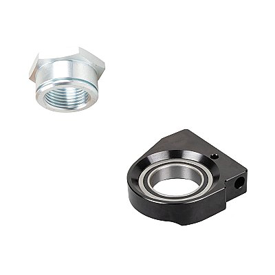 Synergy JK / JKU Replacement Sector Shaft Block & Nut For PSC Big Bore Box — Synergy JK / JKU Replacement Sector Shaft Block