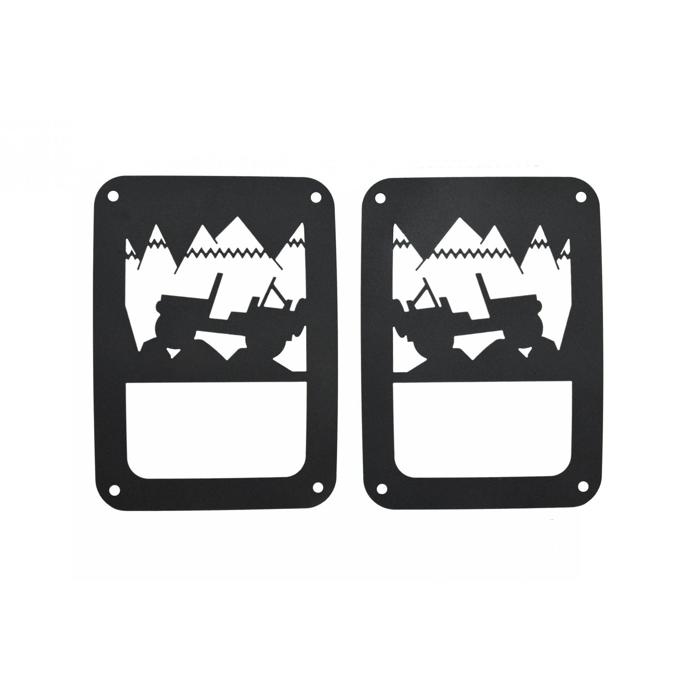 Kentrol Heritage Tail Light Cover for 07-18 Jeep Wrangler JK 80702
