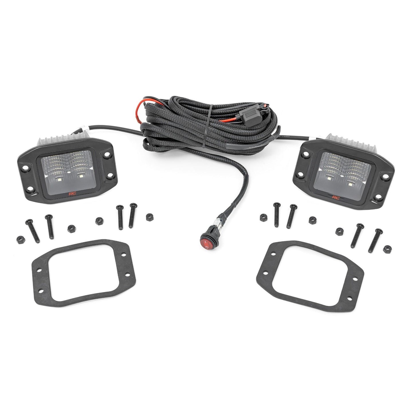 ROUGH COUNTRY 2 Inch Spectrum Series LED Light Pods | Flush Mount | 80803