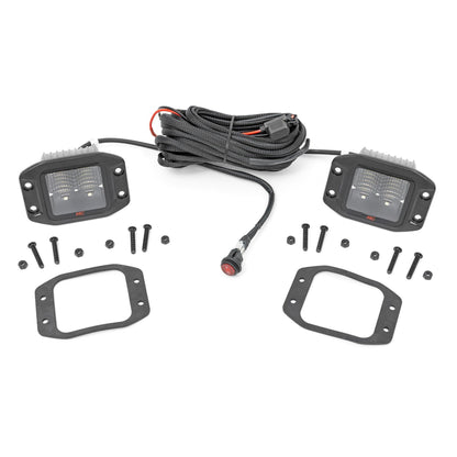 ROUGH COUNTRY 2 Inch Spectrum Series LED Light Pods | Flush Mount | 80803