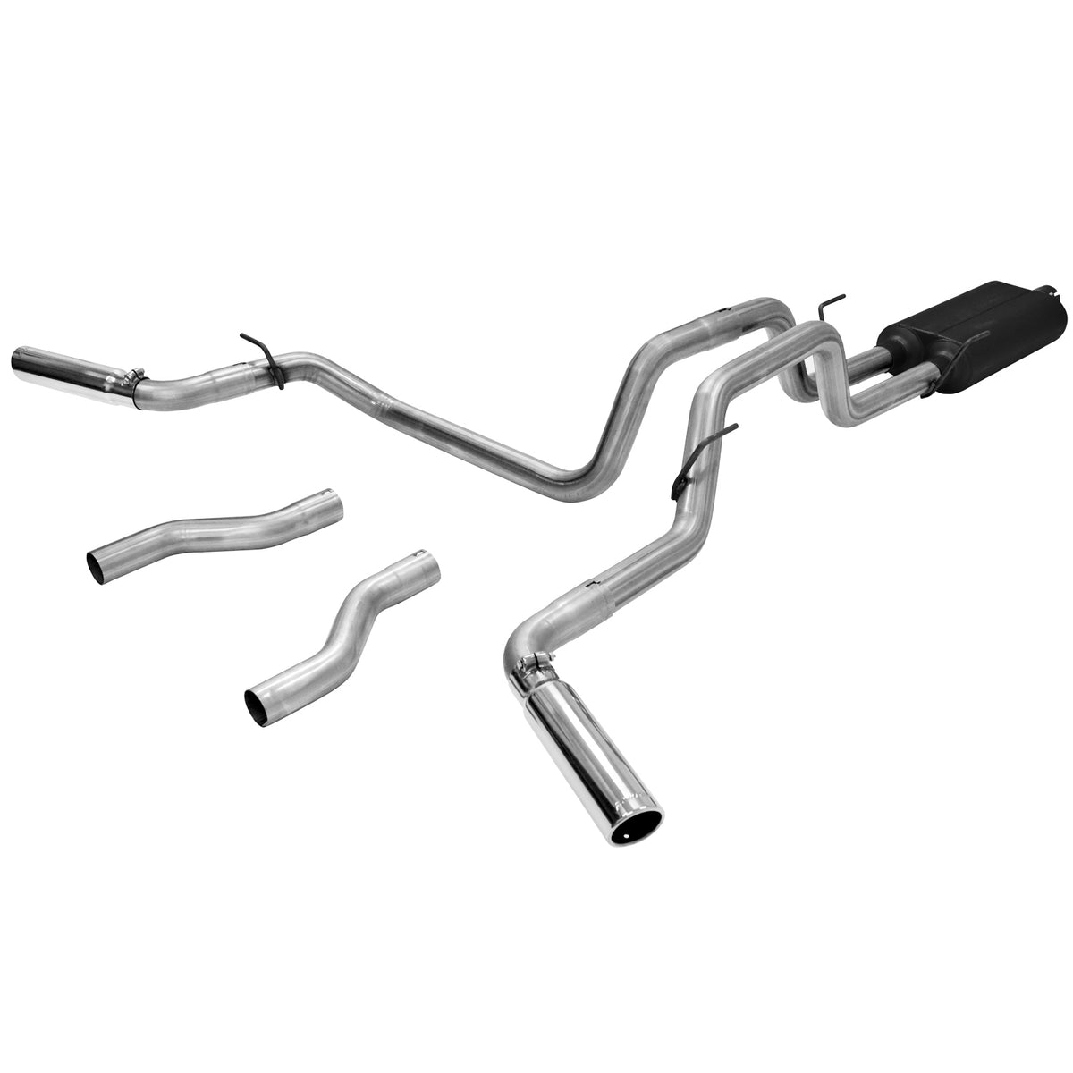 FLOWMASTER American Thunder Cat-Back Exhaust System 2004-2005 Dodge Ram 1500 With 5.7L Hemi Engine Aggressive To Moderate Sou