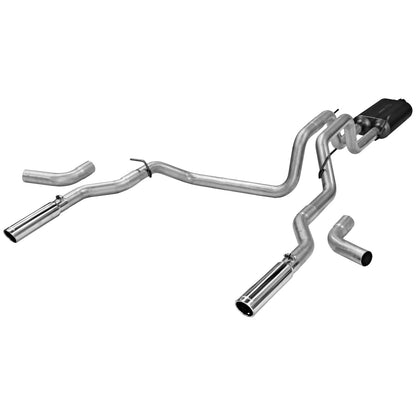 FLOWMASTER American Thunder Cat-Back Exhaust System 2004-2005 Dodge Ram 1500 With 5.7L Hemi Engine Aggressive To Moderate Sou