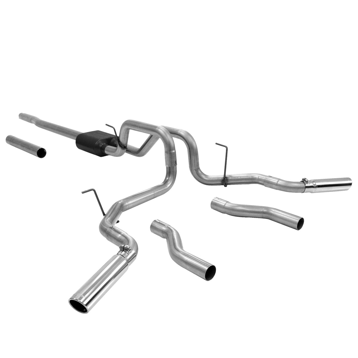FLOWMASTER American Thunder Cat-Back Exhaust System 2004-2008 Ford F-150 And Lincoln Mark Lt Truck With 4.6L, 5.4L Engine Agg