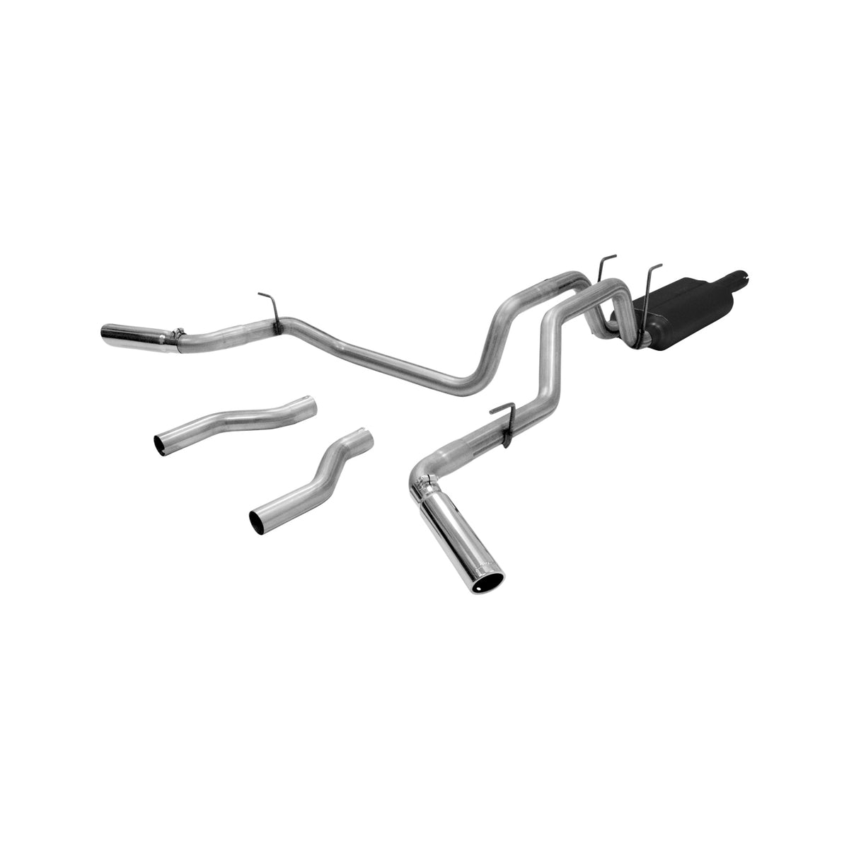 FLOWMASTER American Thunder Cat-Back Exhaust System Fits 2006-2008 Dodge Ram 1500 With 5.7L Hemi Engine, Dual Side Or Rear Ex