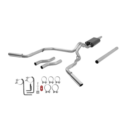 FLOWMASTER American Thunder Cat-Back Exhaust System 1987-1996 Ford F-150 With A V6 Or V8 Engine Aggressive To Moderate Sound