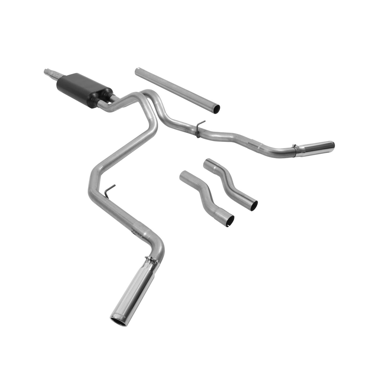 FLOWMASTER American Thunder Cat-Back Exhaust System 1987-1996 Ford F-150 With A V6 Or V8 Engine Aggressive To Moderate Sound