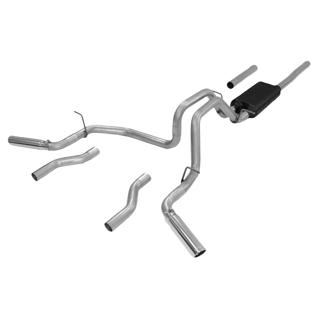 FLOWMASTER Force Ii Cat-Back Exhaust System Fits 2007*-2013 GM (*Not Classic Body) Silverado/Sierra 1500 With The 5.3L Engine