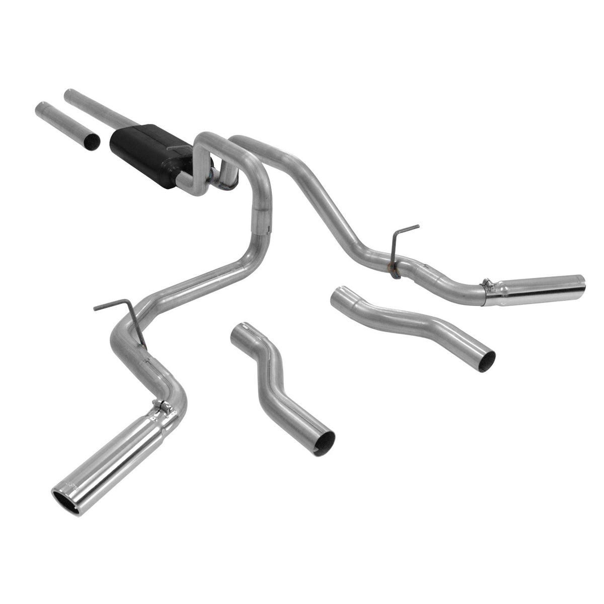 FLOWMASTER Force Ii Cat-Back Exhaust System Fits 2007*-2013 GM (*Not Classic Body) Silverado/Sierra 1500 With The 5.3L Engine