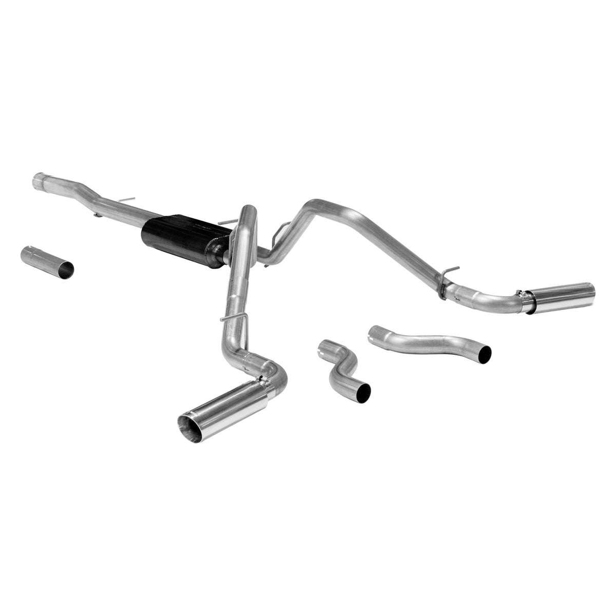 FLOWMASTER American Thunder Cat-Back Exhaust System Fits 2011-2018 Chevrolet Silverado 1500, Gmc Sierra 1500 With 6.2L Engine