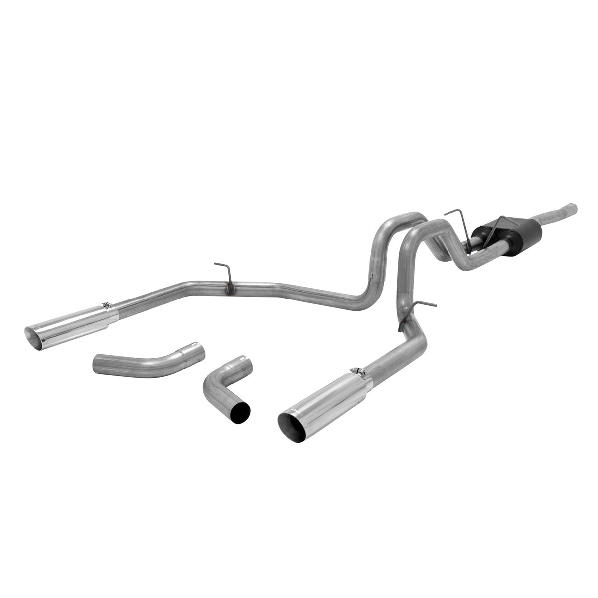 FLOWMASTER American Thunder Cat-Back Exhaust System 1998-2003 Ford F-150 With 4.6L Or 5.4L Engine Fits Both 2/4-Wheel Drive M