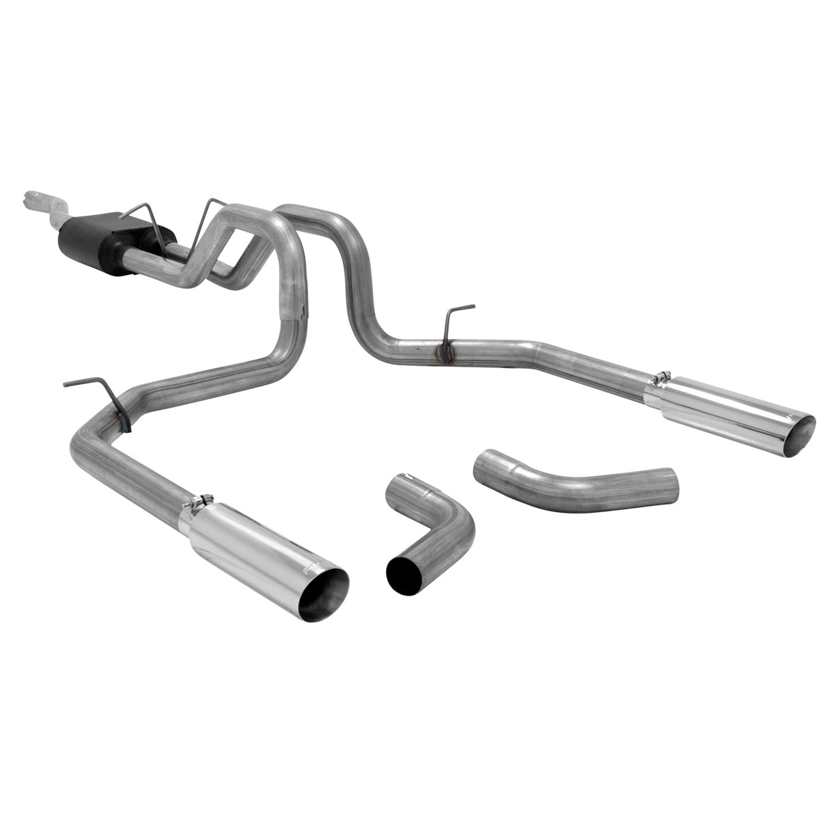 FLOWMASTER American Thunder Cat-Back Exhaust System 1998-2003 Ford F-150 With 4.6L Or 5.4L Engine Fits Both 2/4-Wheel Drive M