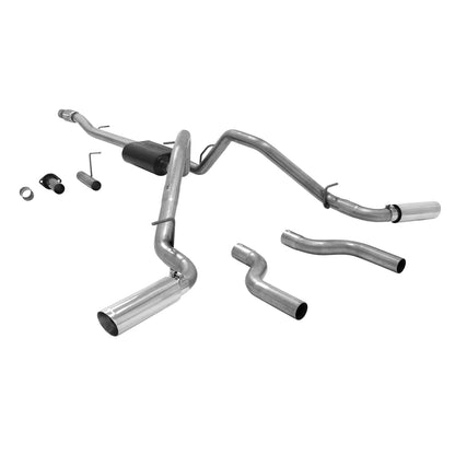 FLOWMASTER American Thunder Cat-Back Exhaust System Fits 2007-2013 Silverado/Sierra 1500 With 5.3L Engine Aggressive To Moder