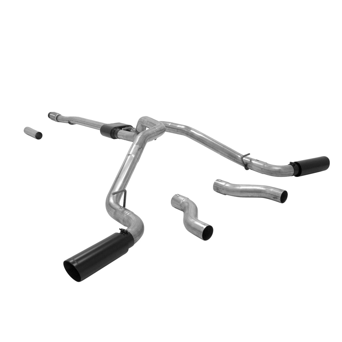 FLOWMASTER Outlaw Cat-Back Exhaust System Fits 2014-2019 (Classic Body) Chevrolet Silverado 1500/Gmc Sierra 1500 Crew Cab And