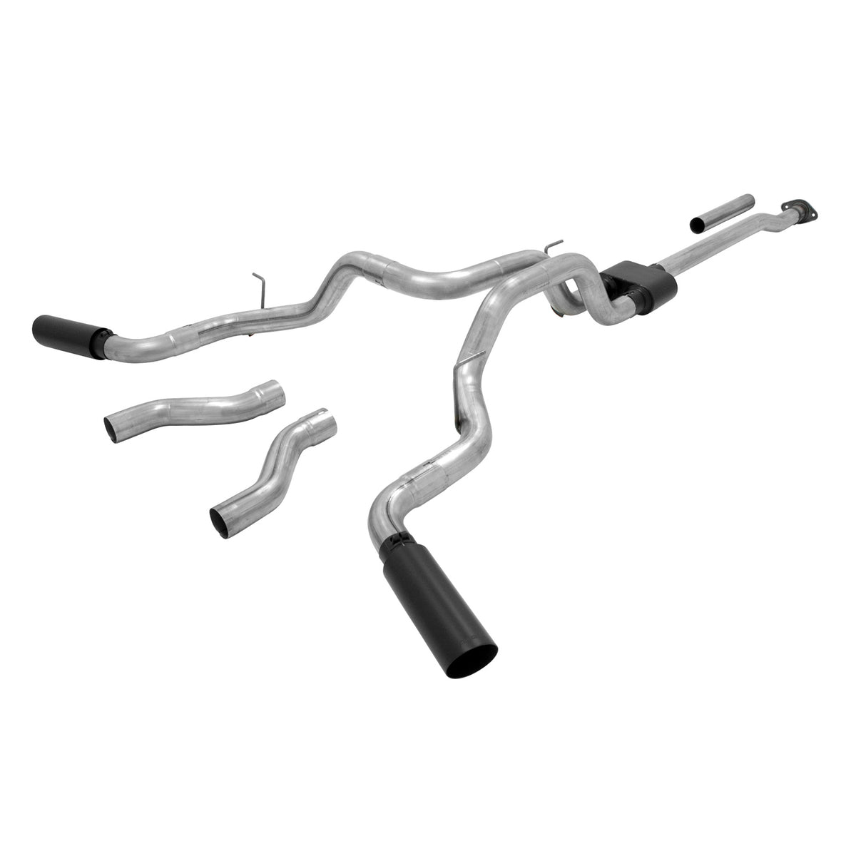 FLOWMASTER Outlaw Cat-Back Exhaust System 2009-2014 Ford F-150 With 4.6L, 5.0L And 5.4L Engines, Stainless Steel Aggressive S