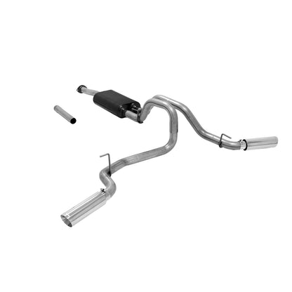 FLOWMASTER American Thunder Cat-Back Exhaust System Fits 2016-2023 Toyota Tacoma With 3.5L Engine, American Thunder, Dual Exi