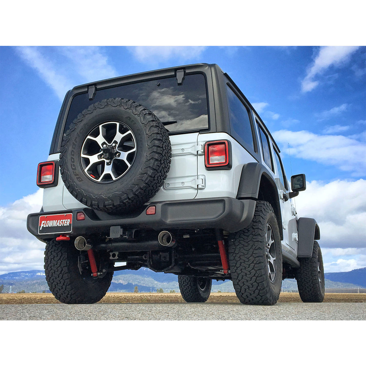FLOWMASTER Force Ii Axle-Back Exhaust System Fits 2018-2026 Jeep Wrangler Jl 2 Door And 4 Door With 3.6L And 2.0L Turbo Engin