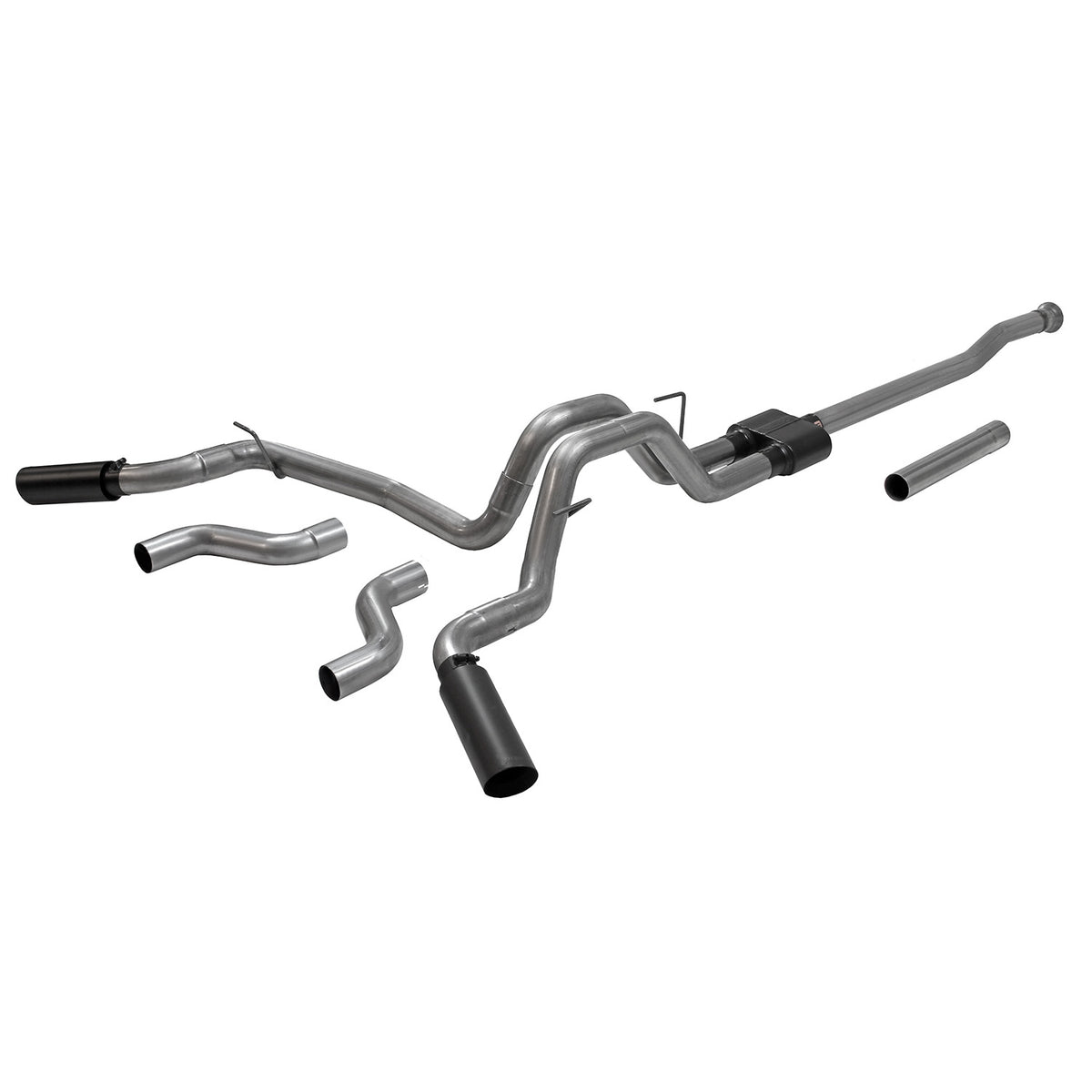 FLOWMASTER Outlaw Cat-Back Exhaust System Fits 2021-2025 Ford F-150 2.7L, 3.5L, 5.0L, 3.0 Inch Outlaw Dual Exit Stainless Ste