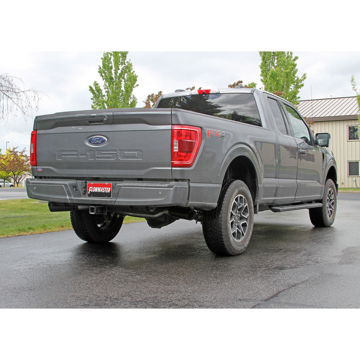 FLOWMASTER Outlaw Cat-Back Exhaust System Fits 2021-2025 Ford F-150 2.7L, 3.5L, 5.0L, 3.0 Inch Outlaw Dual Exit Stainless Ste
