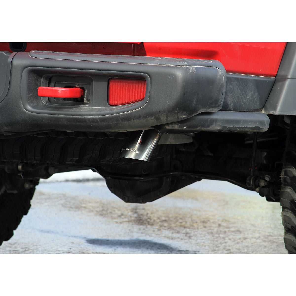 FLOWMASTER American Thunder Cat-Back Exhaust System Fits 2021-2023 Jeep Gladiator 3.0-Liter Diesel, Filter-Back, Single Rear