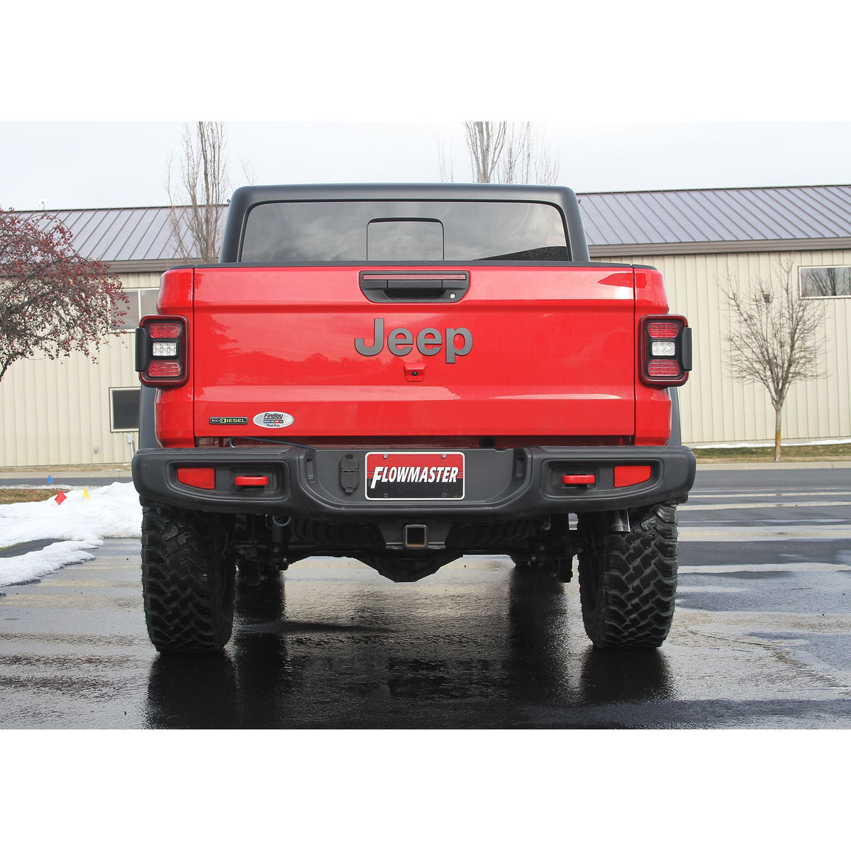 FLOWMASTER American Thunder Cat-Back Exhaust System Fits 2021-2023 Jeep Gladiator 3.0-Liter Diesel, Filter-Back, Single Rear