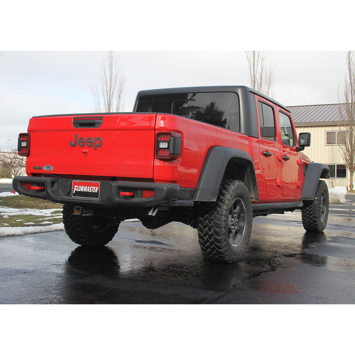 FLOWMASTER American Thunder Cat-Back Exhaust System Fits 2021-2023 Jeep Gladiator 3.0-Liter Diesel, Filter-Back, Single Rear