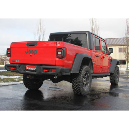 FLOWMASTER American Thunder Cat-Back Exhaust System Fits 2021-2023 Jeep Gladiator 3.0-Liter Diesel, Filter-Back, Single Rear